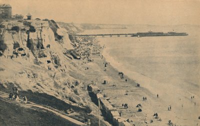 Pier and Sands fra Dudley Chine Boscombe Pier i avstand, 1929 av Unbekannt