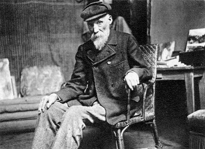 Pierre-Auguste Renoir , fransk kunstner, 1917 av Unbekannt