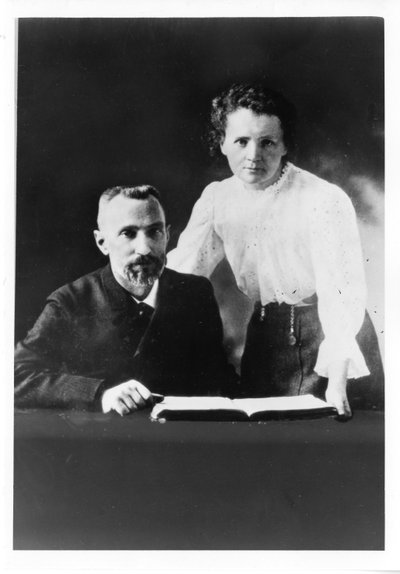 Pierre Curie 1859-1906 og Marie Sklodowska Curie 1867-1934 av Unbekannt