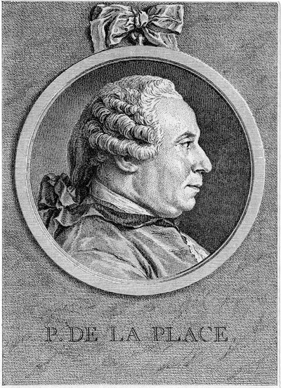 Pierre Simon Laplace , fransk matematiker og astronom, 1700-tallet av Unbekannt