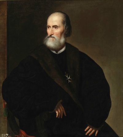 Pietro Bembo som prior for Knights Hospitaller, ca 1537. av Unbekannt