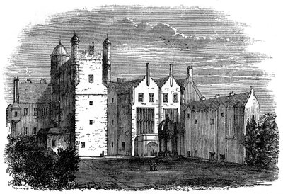 Pinkie House, Musselburgh, East Lothian, Skottland, 1700-tallet 1800-tallet av Unbekannt