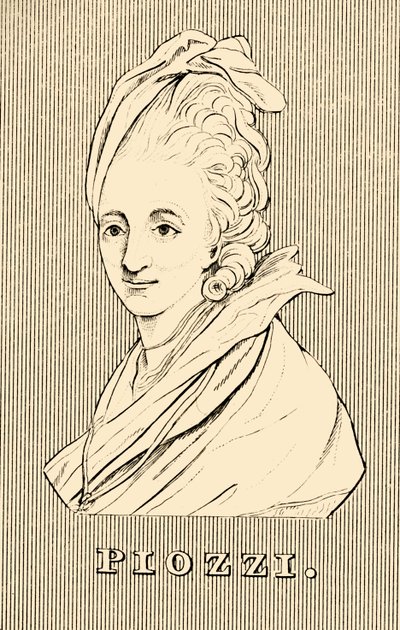 Piozzi, 1741-1821, 1830. av Unbekannt