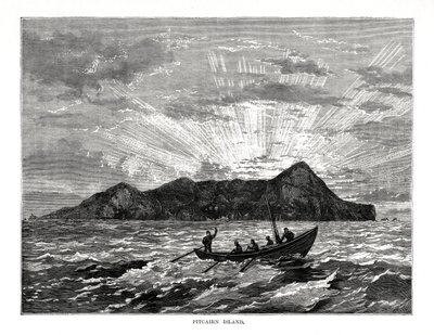 Pitcairn Island, Stillehavet, 1877 av Unbekannt
