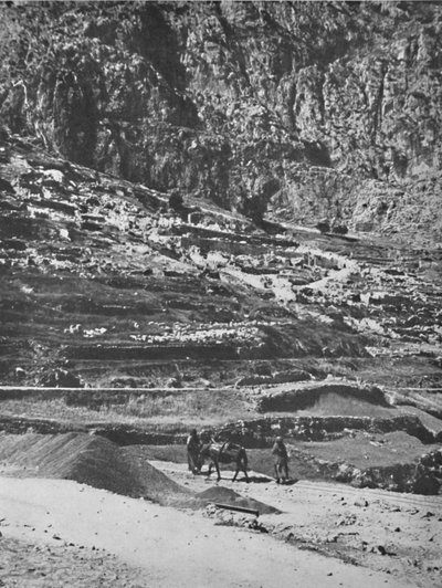 Stedet for det berømte oraklet, Delphi, 1913 av Unbekannt