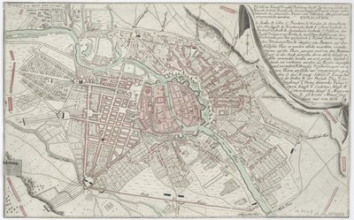 Plan for Berlin 1760 av Unbekannt