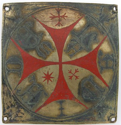 Plakett, tysk, 1100-1200-tallet. av Unbekannt