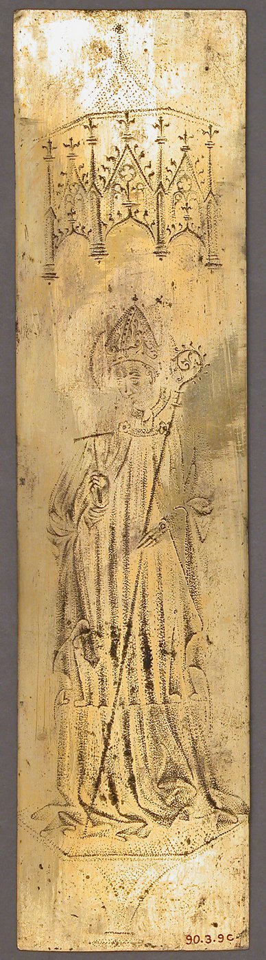 Plakett fra Triptych, tysk, midten av 1400-tallet. av Unbekannt