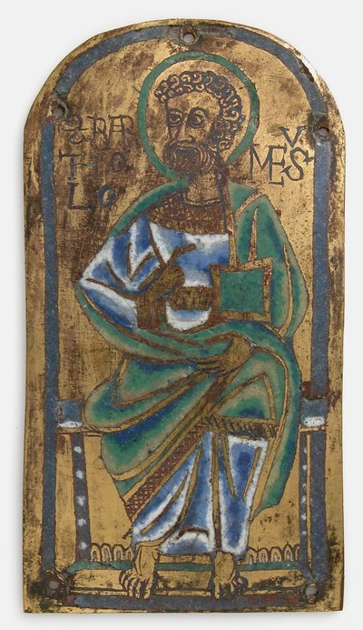 Plakett av St. Bartholomew, nedre rhensk eller saksisk, midten av 1100-tallet. av Unbekannt
