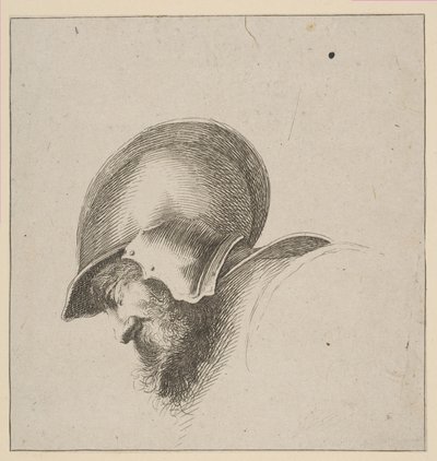 Plate 10: leder av en soldat, fra Drawing Basics I principii del disegno, etter 1641. av Unbekannt