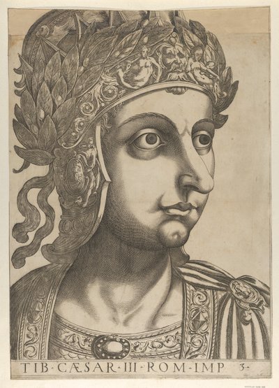Plate 3: Tiberius snudde til høyre, fra 