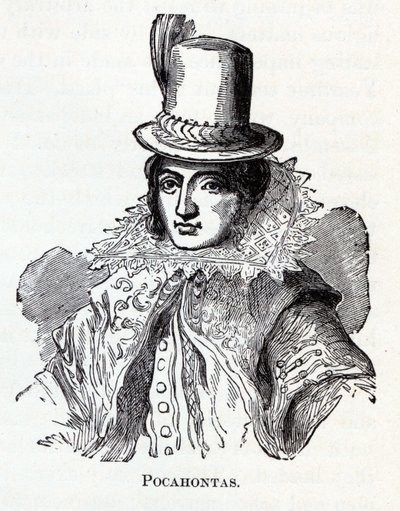 Pocahontas, 1882 av Unbekannt