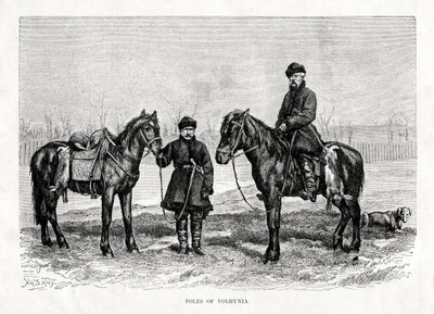 Polakker i Volhynia, vestlige Ukraina, 1879 av Unbekannt