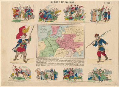 Polsk krig, 1831 av Unbekannt