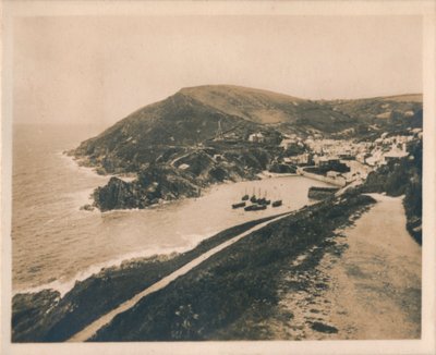 Polperro fra Talland Cliff Path, 1927 av Unbekannt