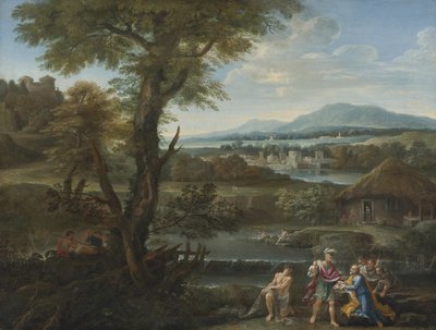 Polykrates finner ringen sin i fisken, 1600-tallet av Unbekannt