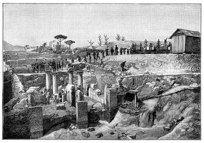 Pompeii, Italia, 1900 av Unbekannt