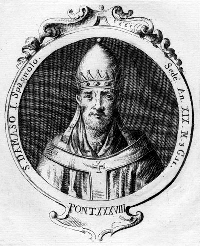 Pave Damasus I, pave av den katolske kirke av Unbekannt