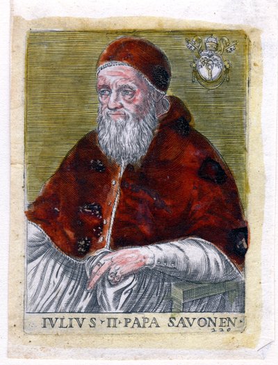 Pave Julius II av Unbekannt