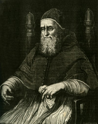 Pave Julius II, ca 1500-tallet, 1890. av Unbekannt