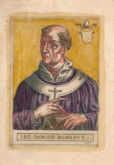 Pave Leo III. av Unbekannt