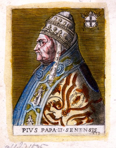 Pave Pius II, 1800-tallet av Unbekannt