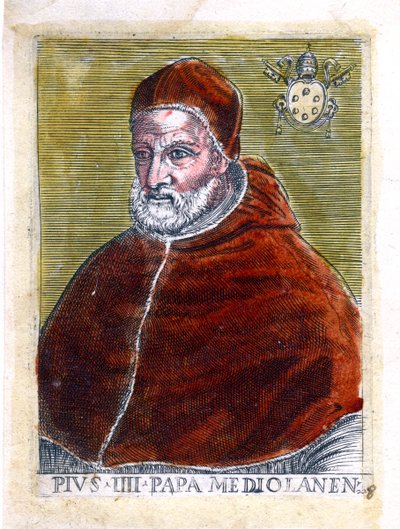 Pave Pius IV av Unbekannt