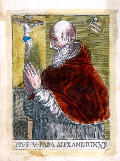 Pave St Pius V av Unbekannt