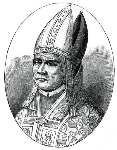 Pave Sylvester I, 1870 av Unbekannt