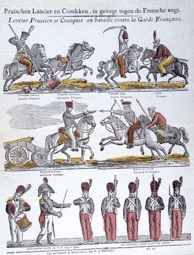 Populært bilde av Napoleonskrigene, 1800-tallet av Unbekannt