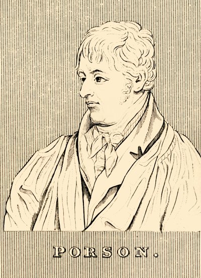 Porson, 1759-1808, 1830. av Unbekannt