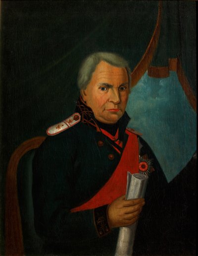 Portrett av Alexander Semyonovich Shishkov 1754-1841, 1820-årene av Unbekannt