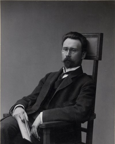Portrett av Alexey Alexandrovich Bakhrushin 1865-1929, 1900-tallet av Unbekannt