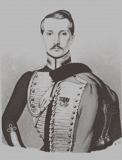 Portrett av Alexey Nikolayevich Wulf 1805-1881, 1830-tallet av Unbekannt