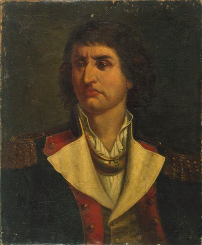 Portrett av Antoine Joseph Santerre 1752-1809, 1793. av Unbekannt