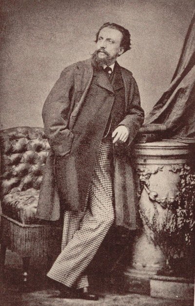 Portrett av Arthur Kalkbrenner 1828-1869, 1860. av Unbekannt
