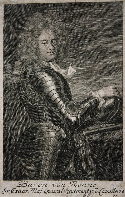 Portrett av baron Carl Ewald von Roenne 16631716 av Unbekannt
