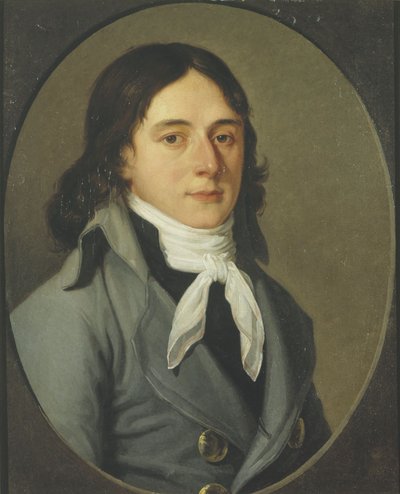 Portrett av Camille Desmoulins 1760-1794. av Unbekannt