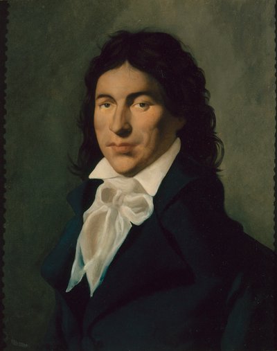 Portrett av Camille Desmoulins 1760-1794, ca. 1790. av Unbekannt