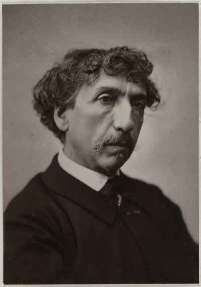 Portrett av Charles Garnier 1825-1898. av Unbekannt