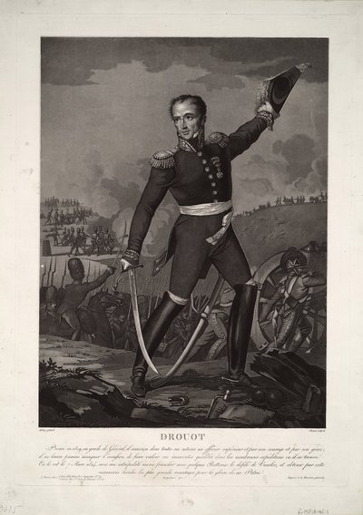 Portrett av grev general Antoine Drouot 1774-1847, ca 1825 av Unbekannt
