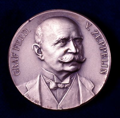 Portrett av grev Ferdinand von Zeppelin av Unbekannt