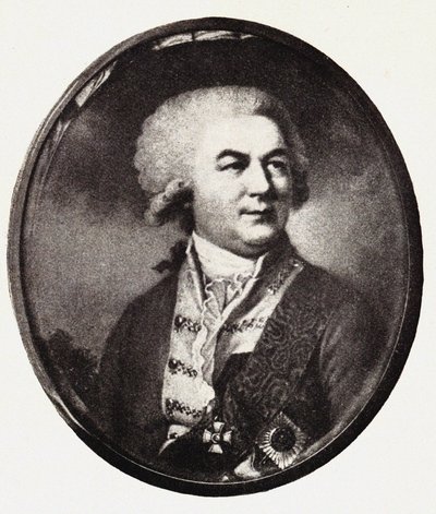 Portrett av grev Pyotr Zavadovsky 17391812, tidlig på 1800-tallet. av Unbekannt