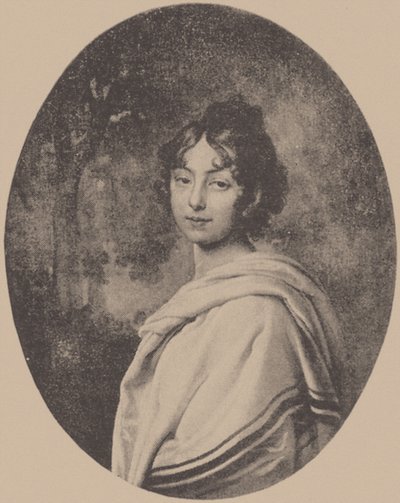 Portrett av grevinne Maria Pavlovna von Pahlen, født Skavronskaya, ca. 1810 av Unbekannt