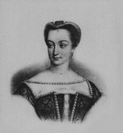 Portrett av Diana av Poitiers 1499-1566 av Unbekannt