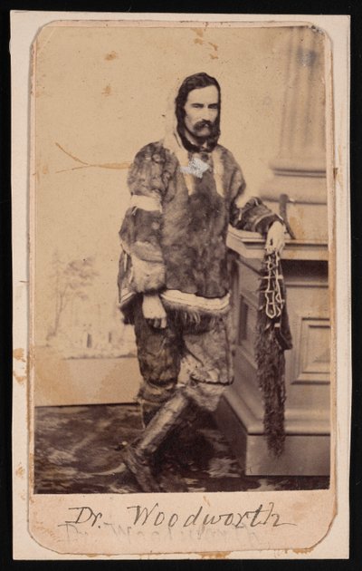 Portrett av Dr. John Maynard Woodworth 1837-1879, før 1879. av Unbekannt