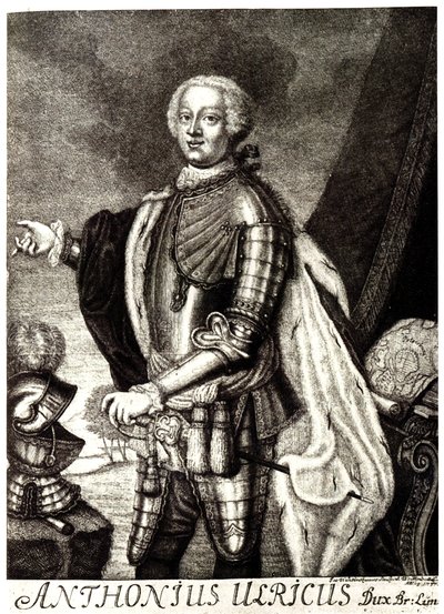 Portrett av hertug Anthony Ulrich av Brunswick 1714-1774 av Unbekannt