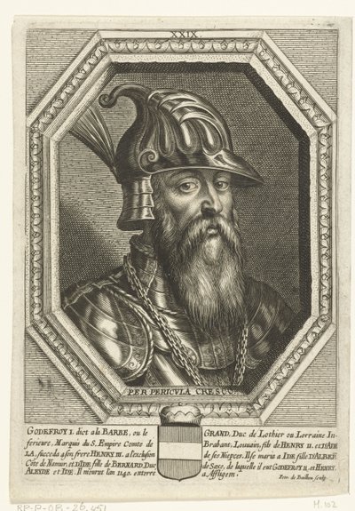 Portrett av hertug Godfrey I av Leuven av Unbekannt
