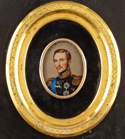 Portrett av keiser Alexander II 1818-1881, 1840-årene av Unbekannt