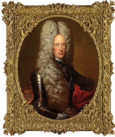 Portrett av keiser Joseph I 1678-1711, tidlig på 1700-tallet av Unbekannt